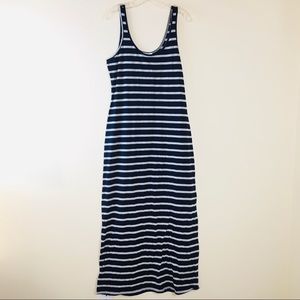 Bar III Striped Blue Grey Maxi Dress